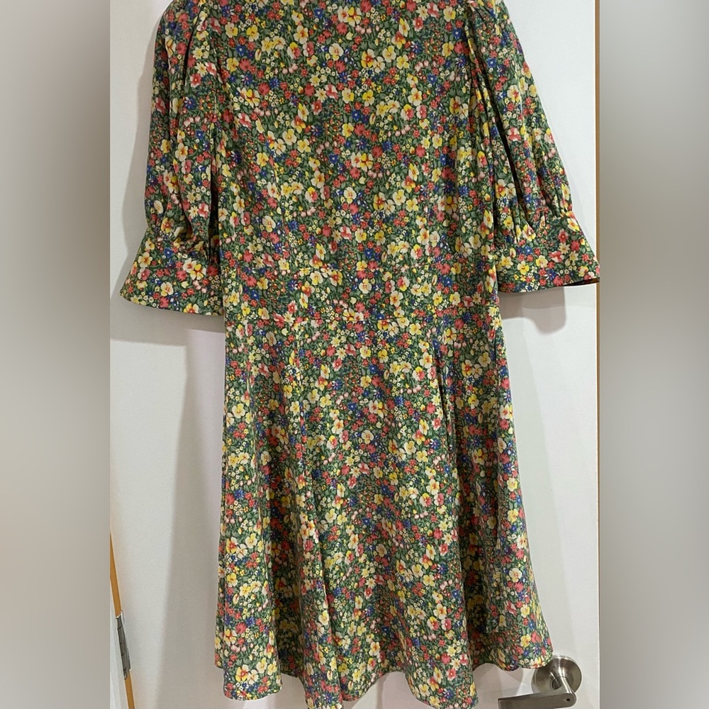 Dôen Ceres Floral Puff Sleeve Dress